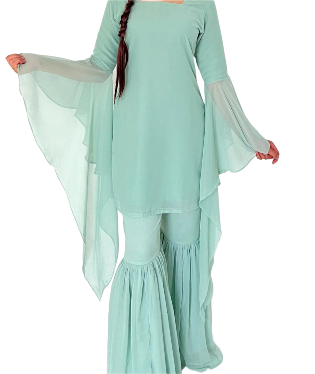 Cascade Gharara Suit