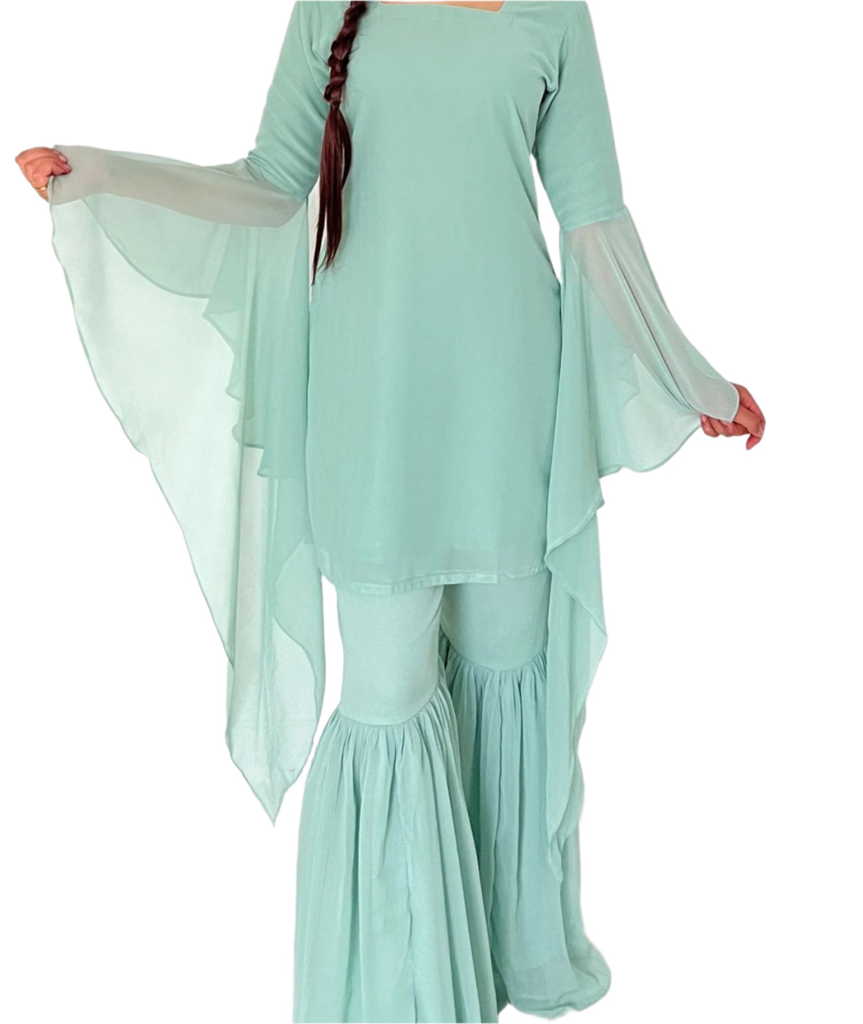 Cascade Gharara Suit