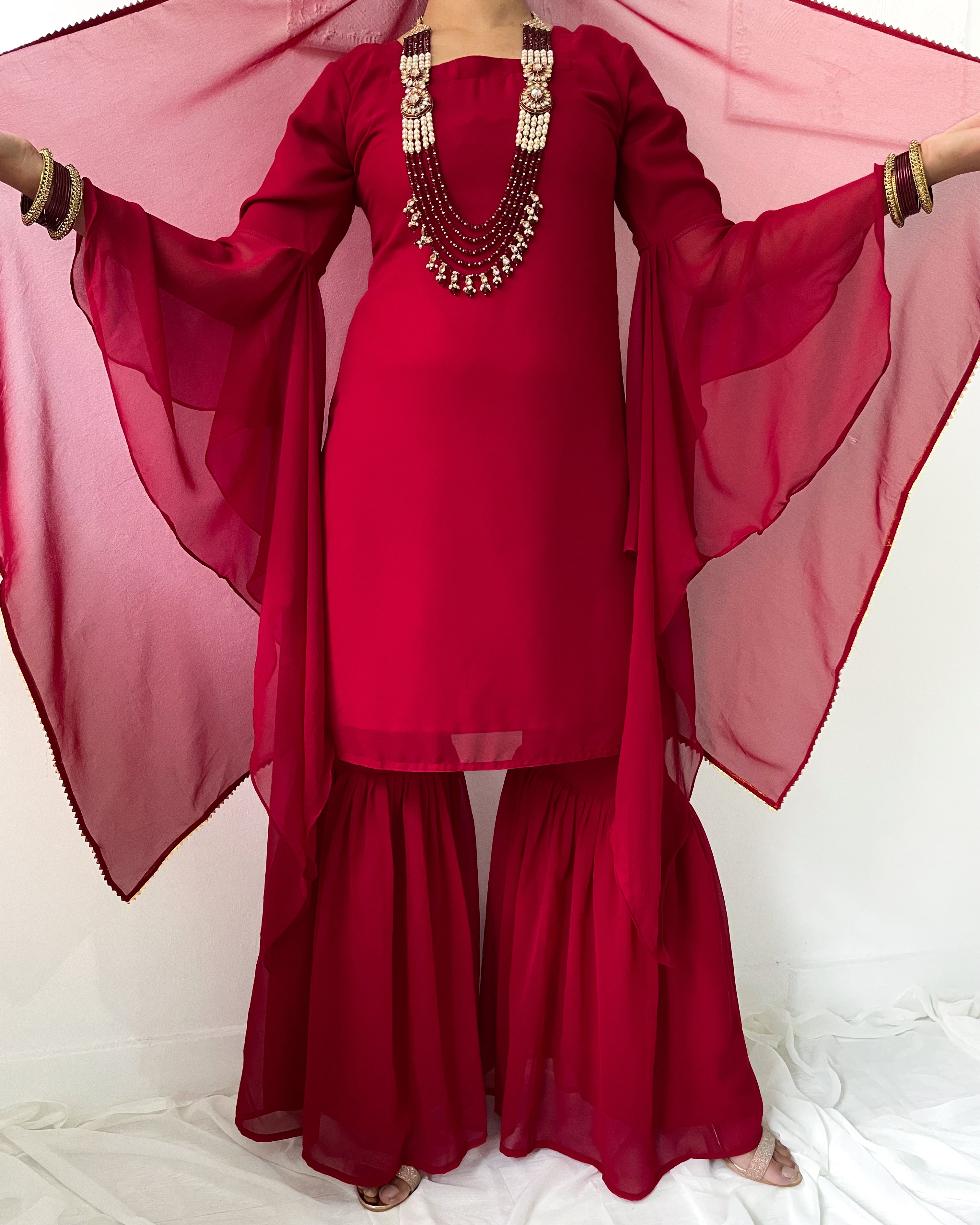 Cascade Gharara Suit