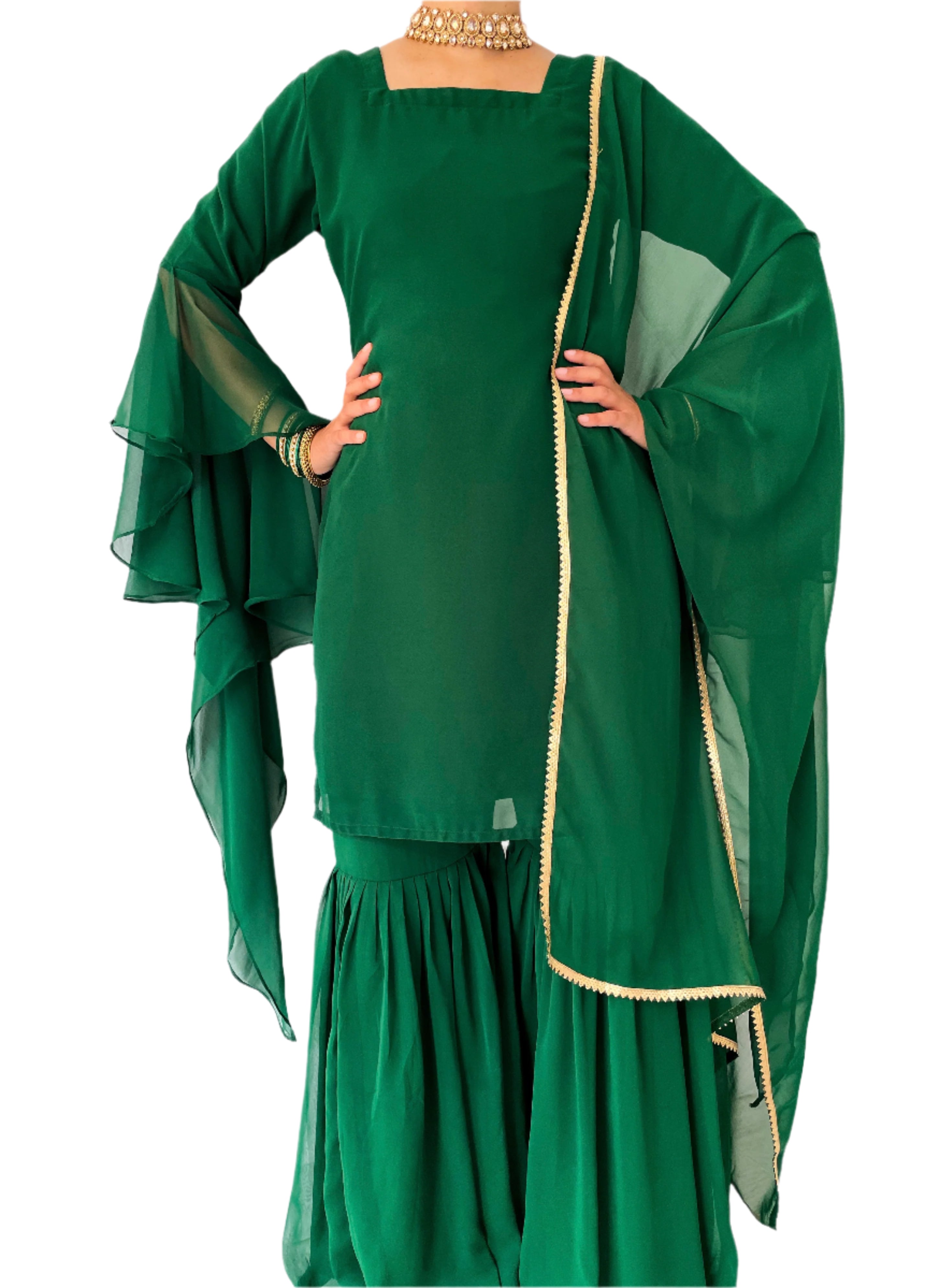 Cascade Gharara Suit