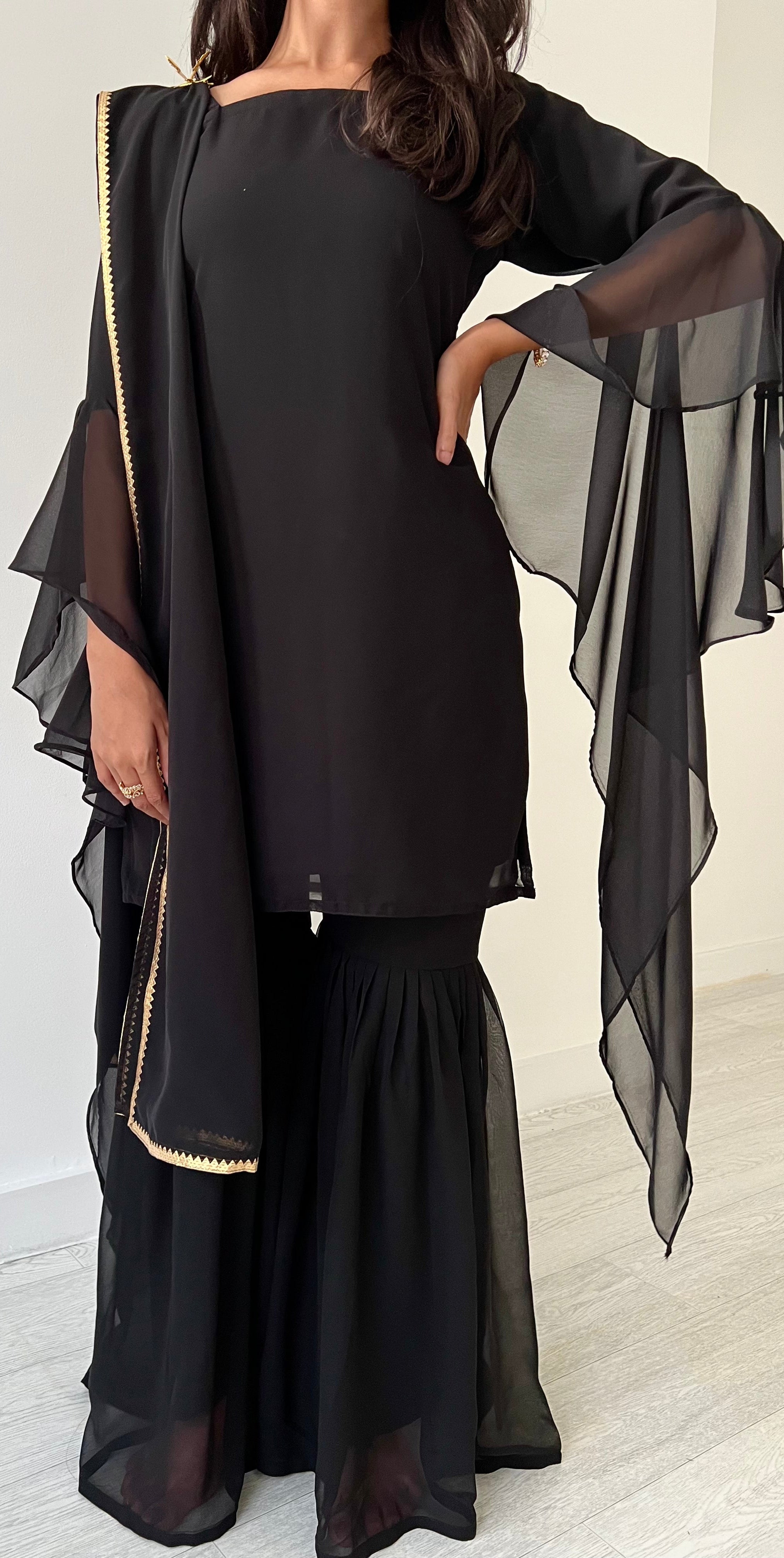 Cascade Gharara Suit