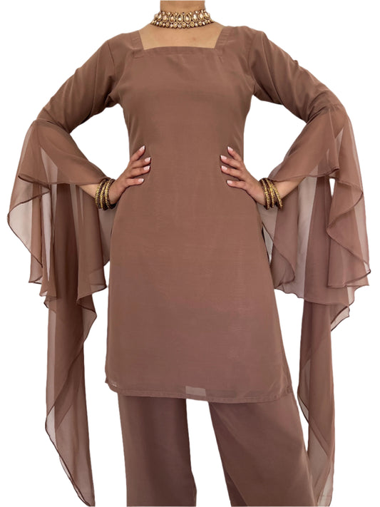 Cascade Sleeve Suit