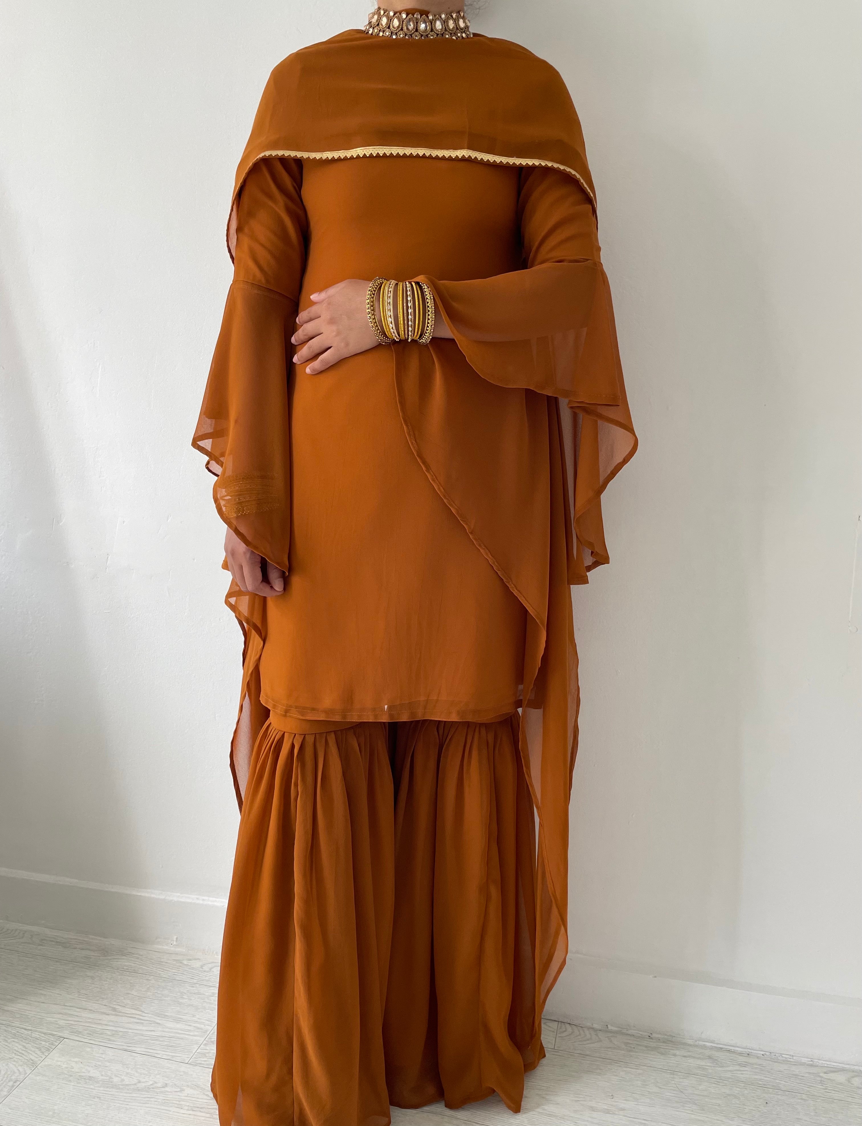 Cascade Gharara Suit