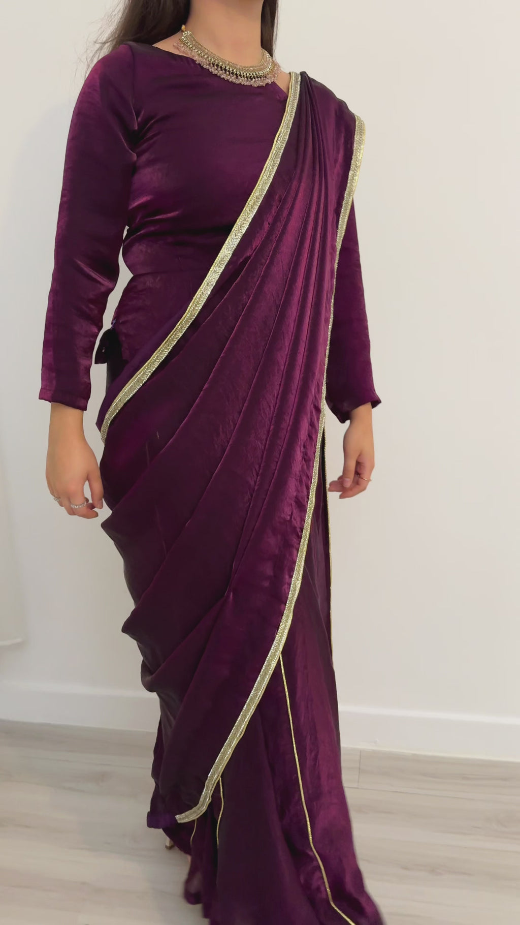 A-line Lengha Saree [PRE-ORDER]